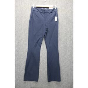 Old Navy Womens Size 4 Navy Blue High-Waisted Pixie Flare Leg Pants NEW